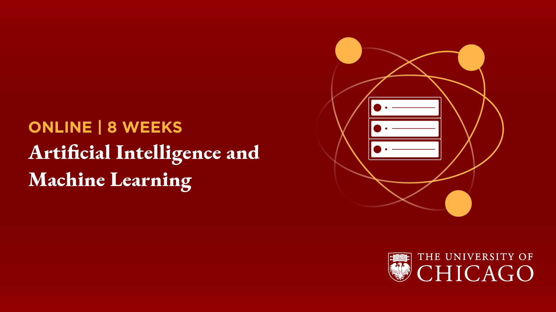 Artificial Intelligence and Machine Learning  Landing cartel